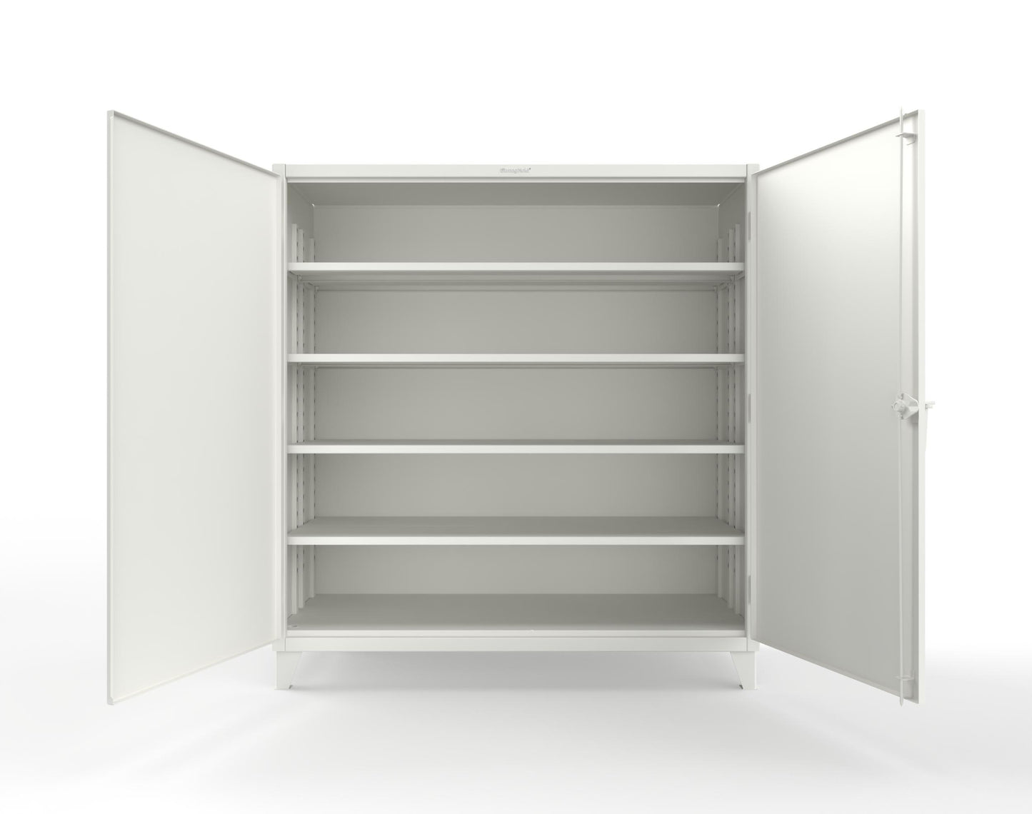 Extreme Duty 12 GA Cabinet with 4 Deep Shelves - 72 In. W x 30 In. D x 78 In. H - 66-304-9003