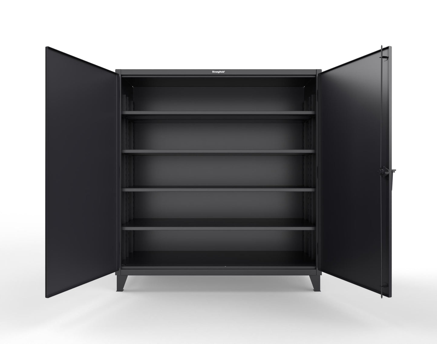 Extreme Duty 12 GA Cabinet with 4 Deep Shelves - 72 In. W x 30 In. D x 78 In. H - 66-304-9005