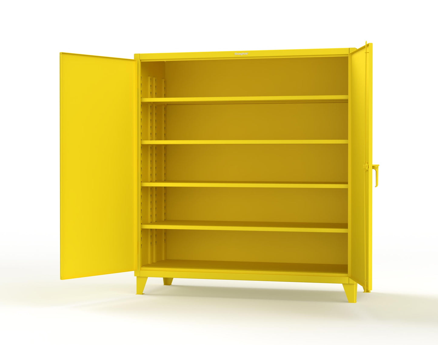Extreme Duty 12 GA Cabinet with 4 Deep Shelves - 72 In. W x 30 In. D x 78 In. H - 66-304-1021