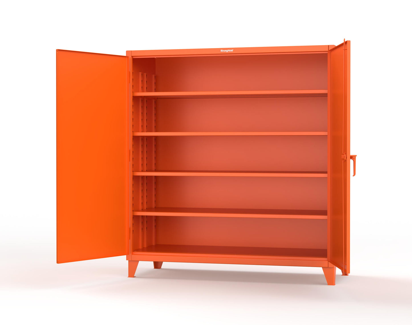 Extreme Duty 12 GA Cabinet with 4 Deep Shelves - 72 In. W x 30 In. D x 78 In. H - 66-304-2009