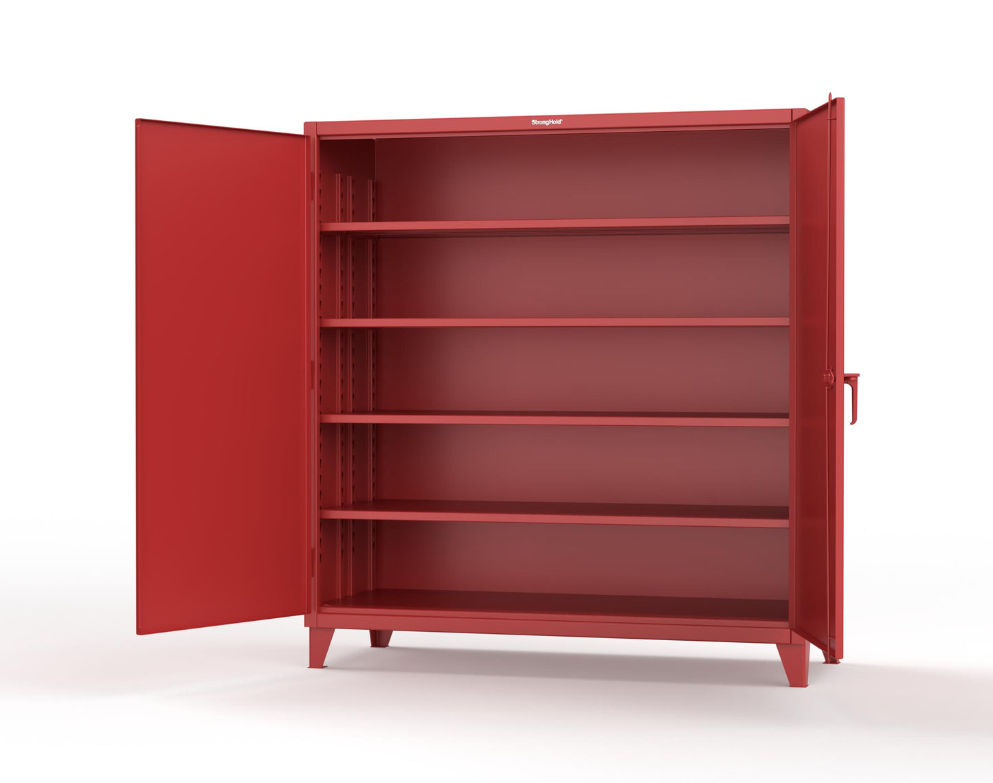 Extreme Duty 12 GA Cabinet with 4 Deep Shelves - 72 In. W x 30 In. D x 78 In. H - 66-304-3001