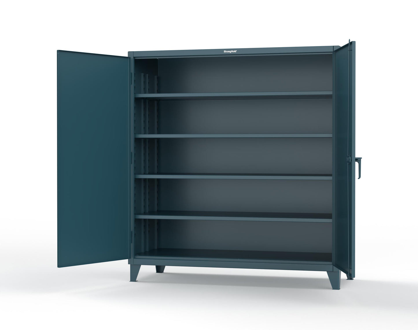 Extreme Duty 12 GA Cabinet with 4 Deep Shelves - 72 In. W x 30 In. D x 78 In. H - 66-304-5001