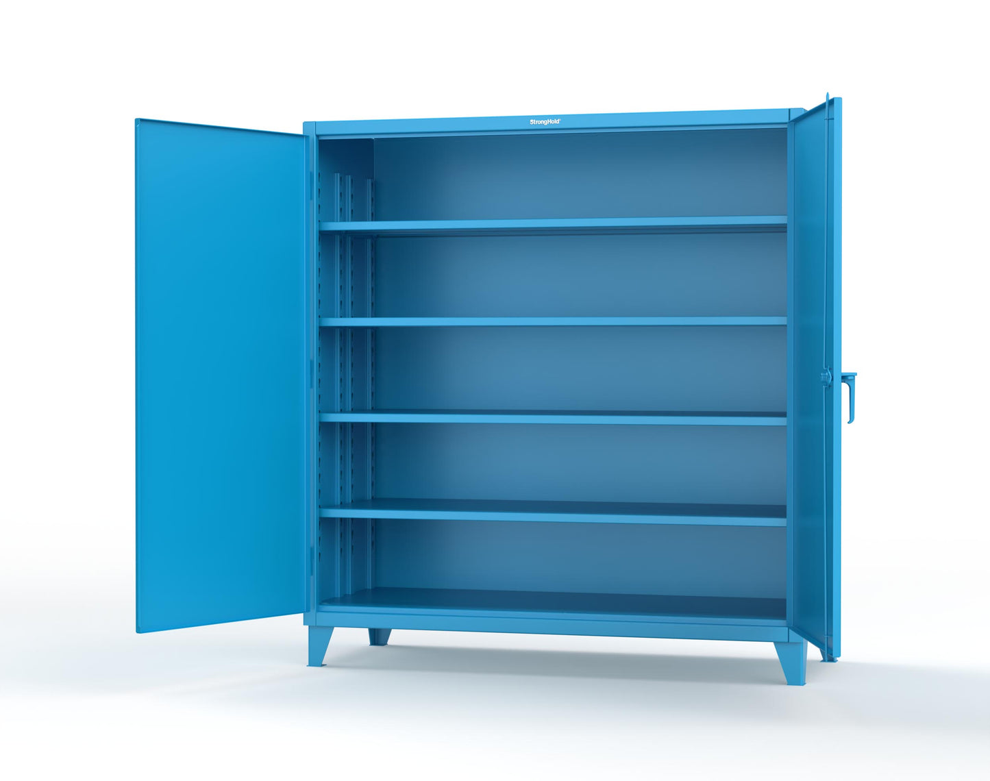 Extreme Duty 12 GA Cabinet with 4 Deep Shelves - 72 In. W x 30 In. D x 78 In. H - 66-304-5012
