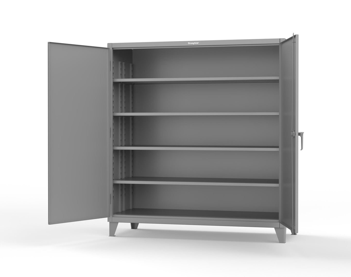 Extreme Duty 12 GA Cabinet with 4 Deep Shelves - 72 In. W x 30 In. D x 78 In. H - 66-304-7037
