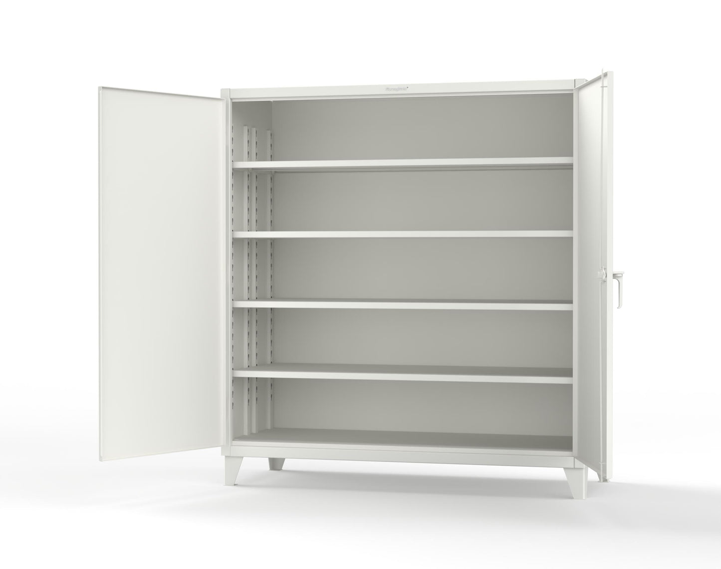Extreme Duty 12 GA Cabinet with 4 Deep Shelves - 72 In. W x 30 In. D x 78 In. H - 66-304-9003