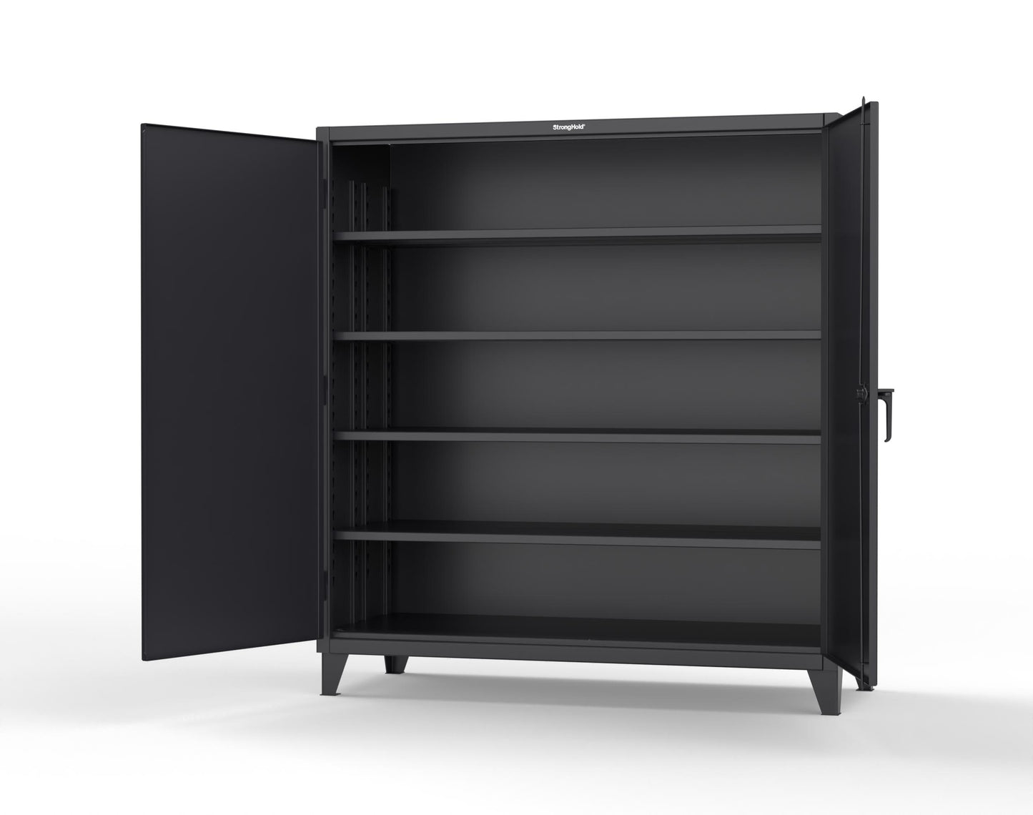 Extreme Duty 12 GA Cabinet with 4 Deep Shelves - 72 In. W x 30 In. D x 78 In. H - 66-304-9005