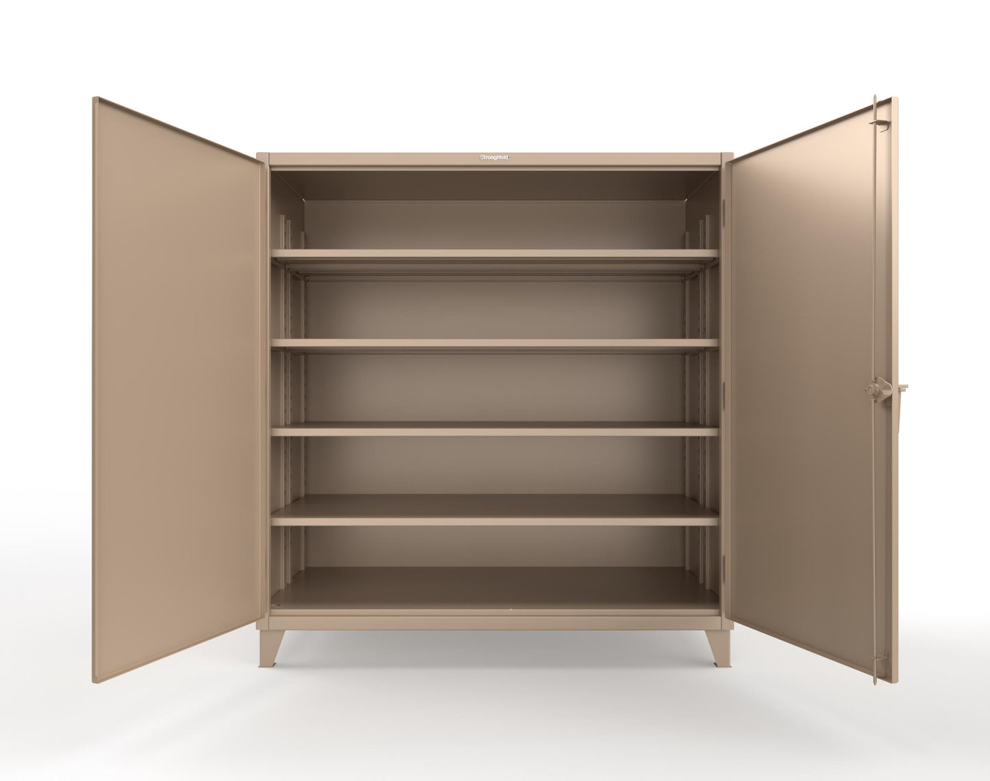 Extreme Duty 12 GA Cabinet with 4 Extra Deep Shelves - 72 In. W x 36 In. D x 78 In. H - 66-364-1019
