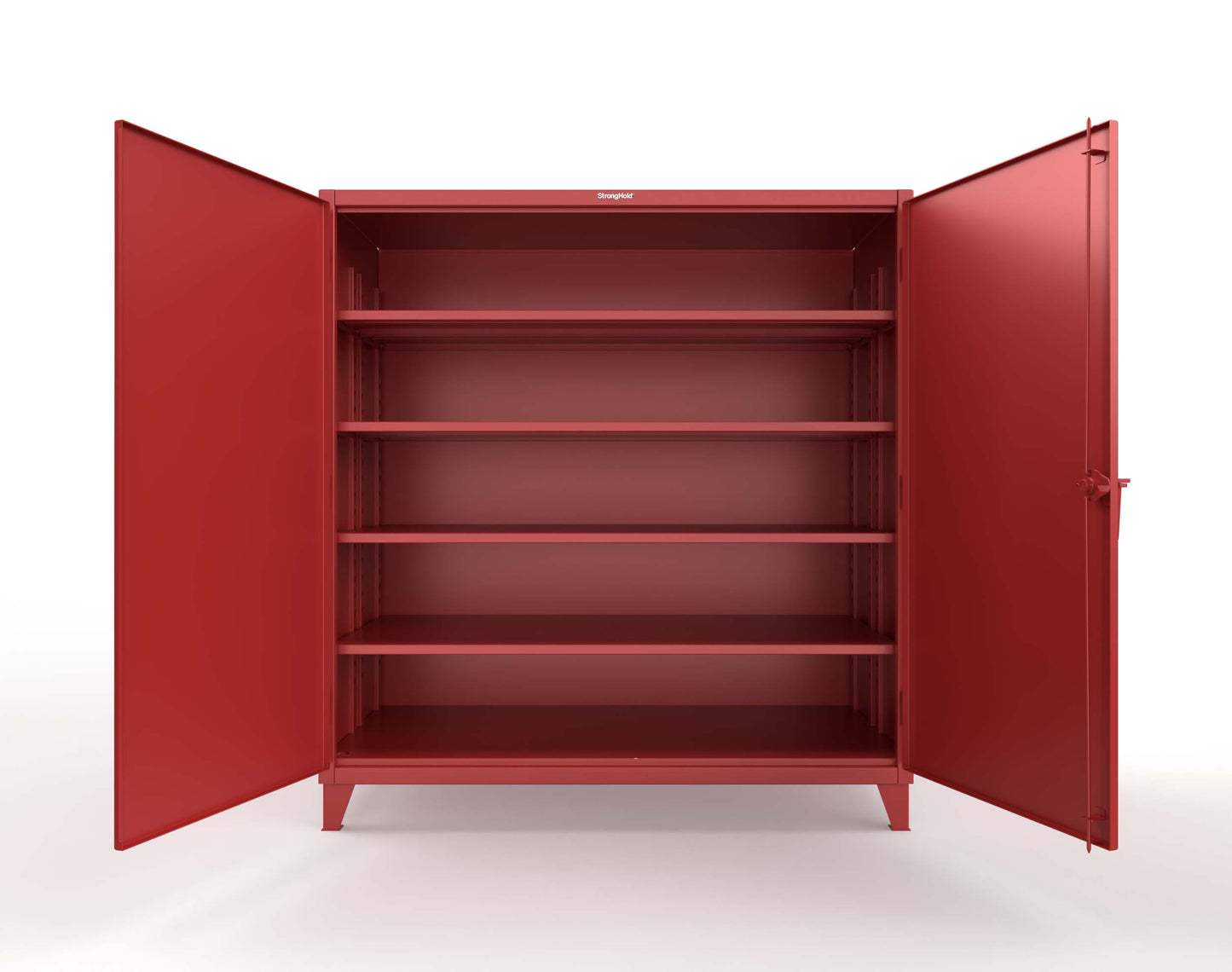 Extreme Duty 12 GA Cabinet with 4 Extra Deep Shelves - 72 In. W x 36 In. D x 78 In. H - 66-364-3001