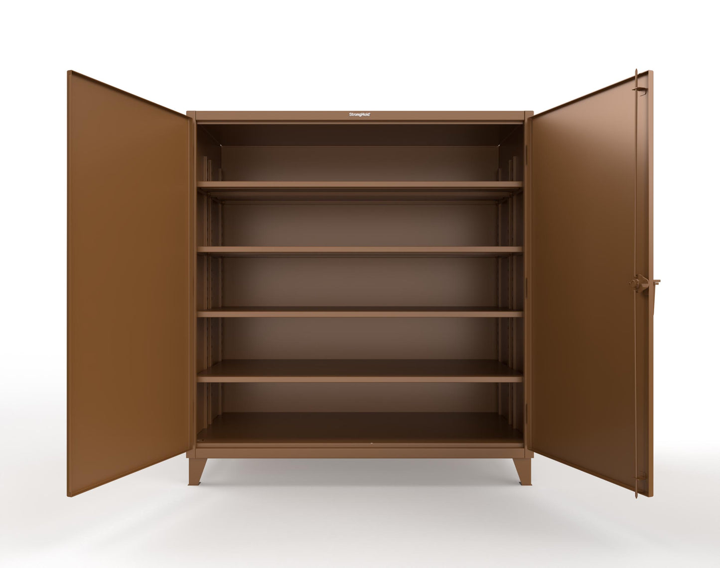Extreme Duty 12 GA Cabinet with 4 Extra Deep Shelves - 72 In. W x 36 In. D x 78 In. H - 66-364-8008