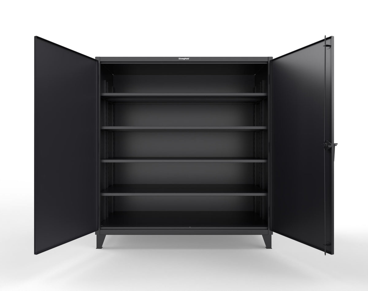 Extreme Duty 12 GA Cabinet with 4 Extra Deep Shelves - 72 In. W x 36 In. D x 78 In. H - 66-364-9005