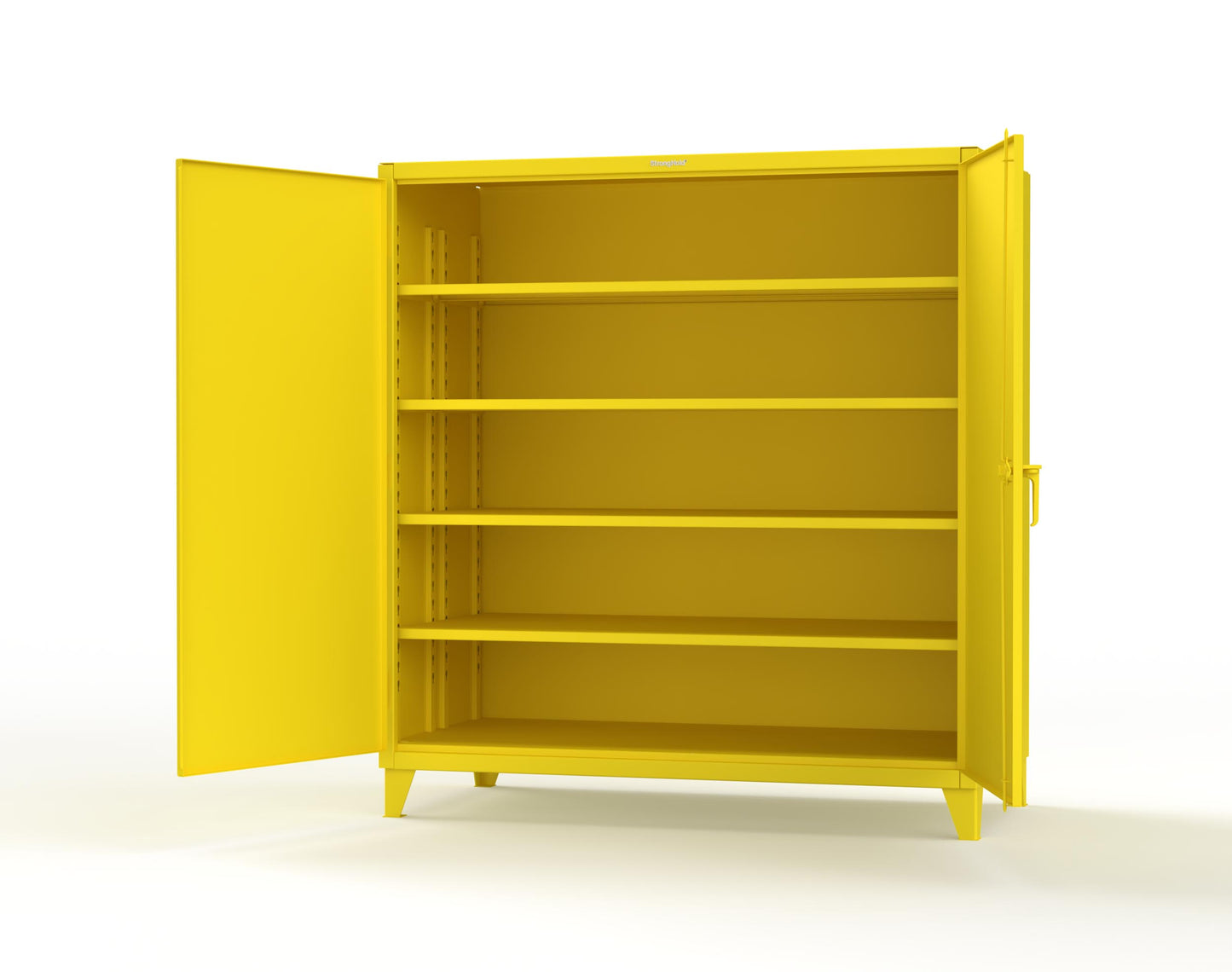 Extreme Duty 12 GA Cabinet with 4 Extra Deep Shelves - 72 In. W x 36 In. D x 78 In. H - 66-364-1021