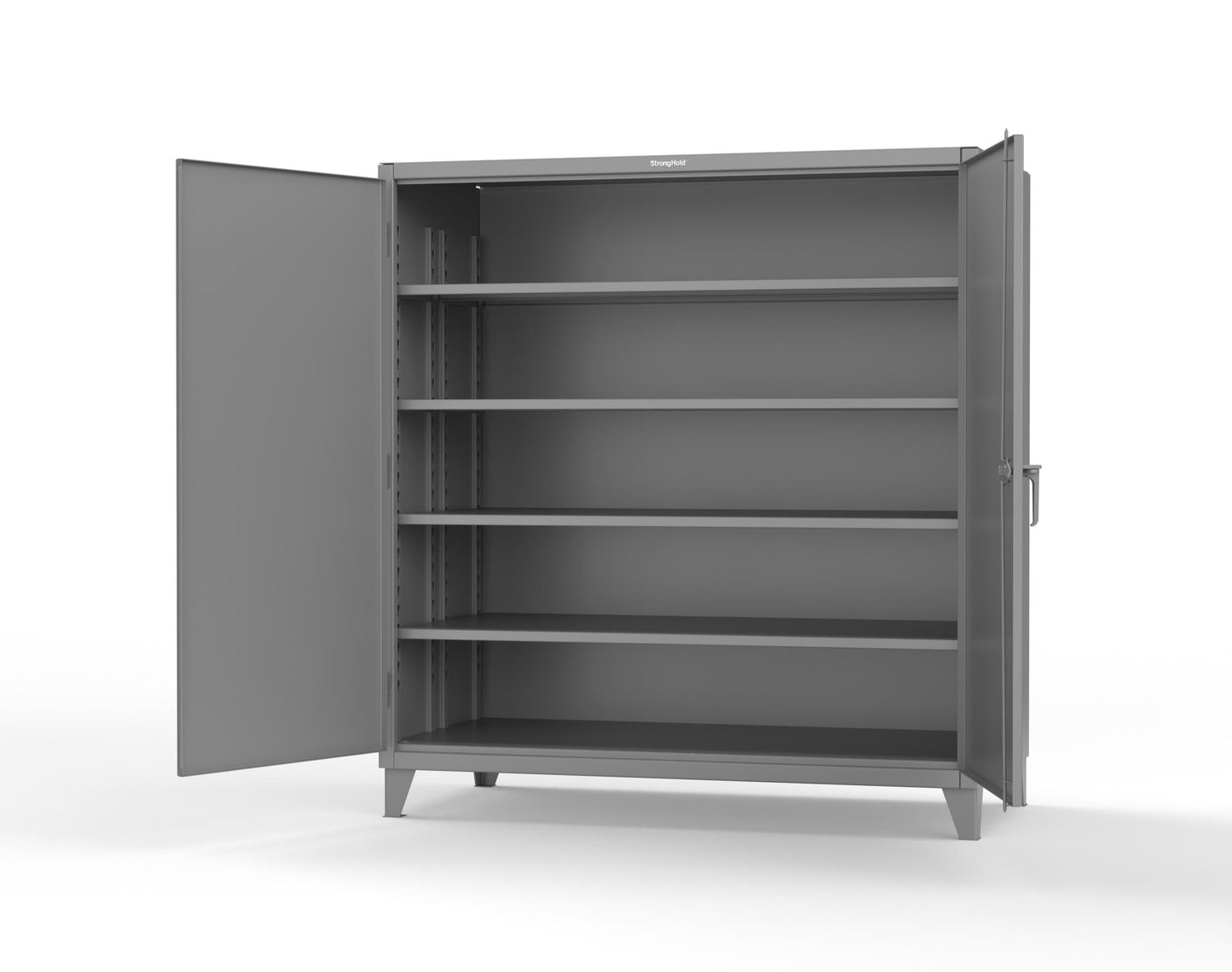 Extreme Duty 12 GA Cabinet with 4 Extra Deep Shelves - 72 In. W x 36 In. D x 78 In. H - 66-364-7037