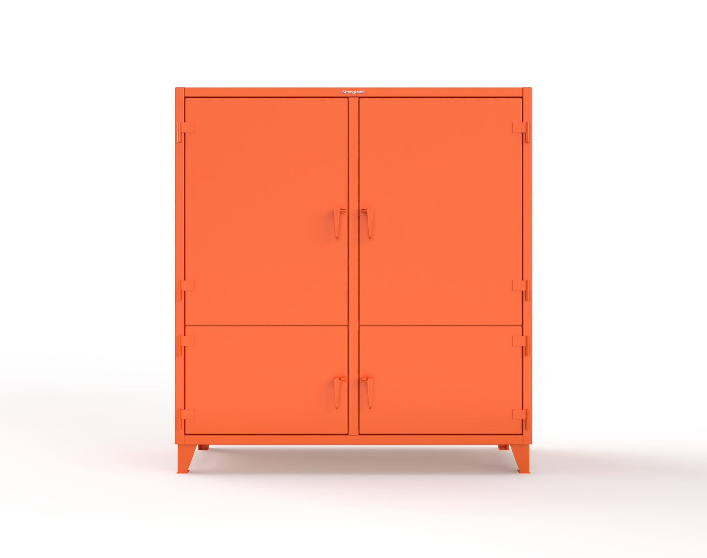 Extreme Duty 12 GA Cabinet with 4 Locking Doors - 72 In. W x 24 In. D x 78 In. H - 66-4D-248-2009