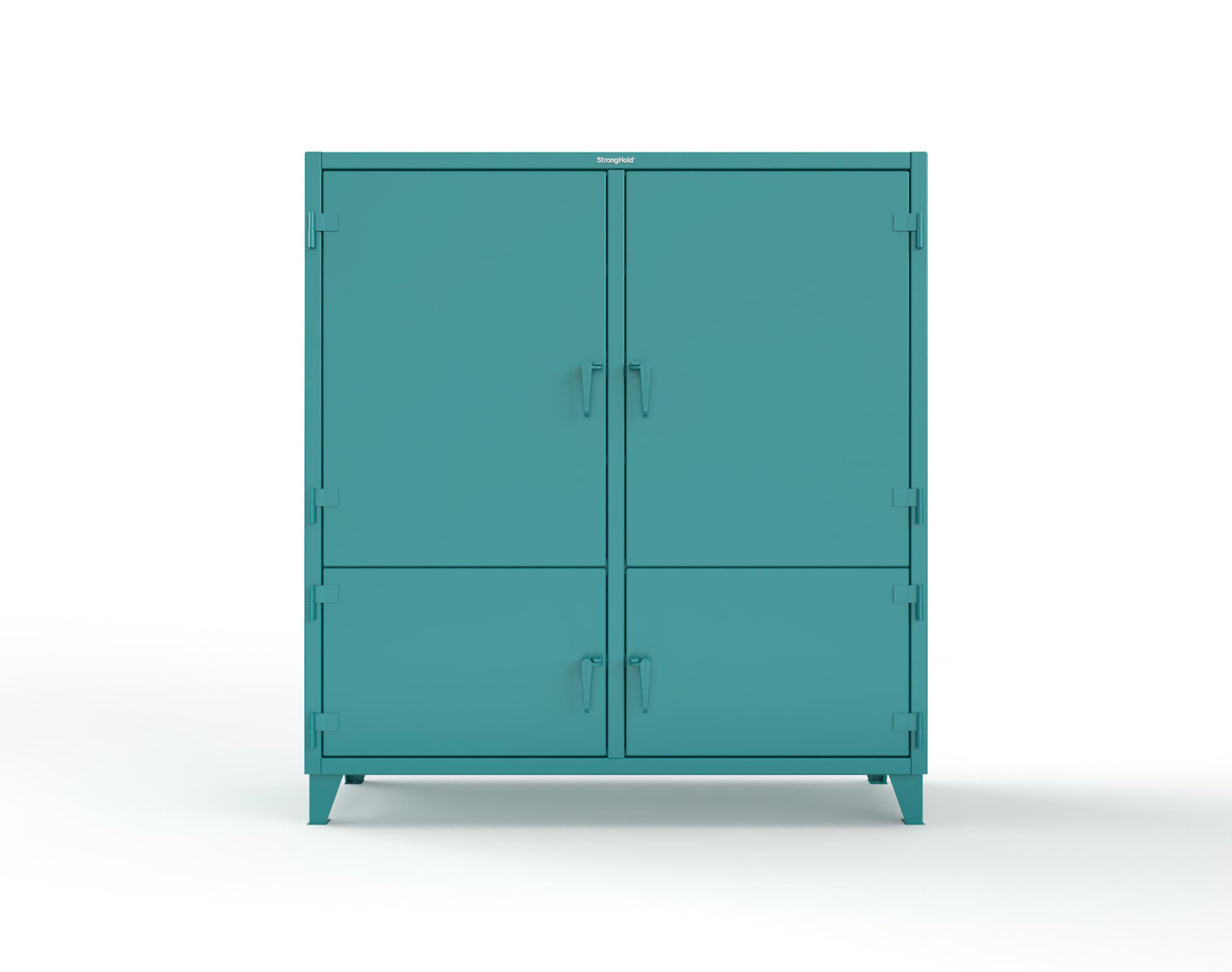 Extreme Duty 12 GA Cabinet with 4 Locking Doors - 72 In. W x 24 In. D x 78 In. H - 66-4D-248-5021