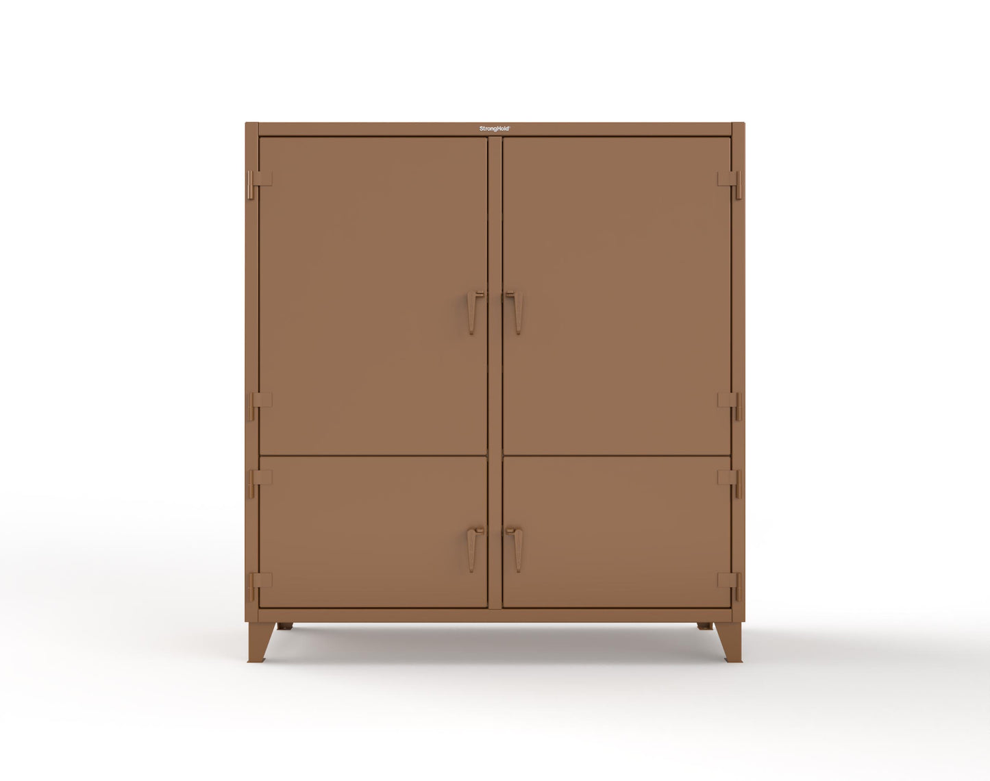 Extreme Duty 12 GA Cabinet with 4 Locking Doors - 72 In. W x 24 In. D x 78 In. H - 66-4D-248-8008
