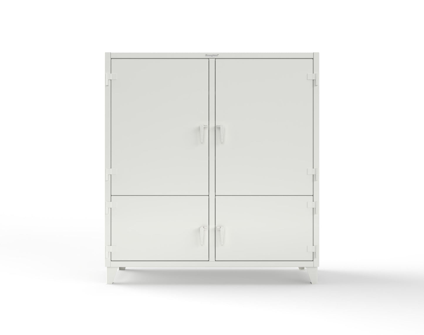Extreme Duty 12 GA Cabinet with 4 Locking Doors - 72 In. W x 24 In. D x 78 In. H - 66-4D-248-9003