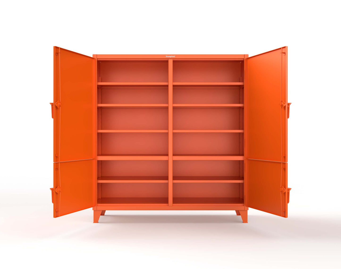 Extreme Duty 12 GA Cabinet with 4 Locking Doors - 72 In. W x 24 In. D x 78 In. H - 66-4D-248-2009