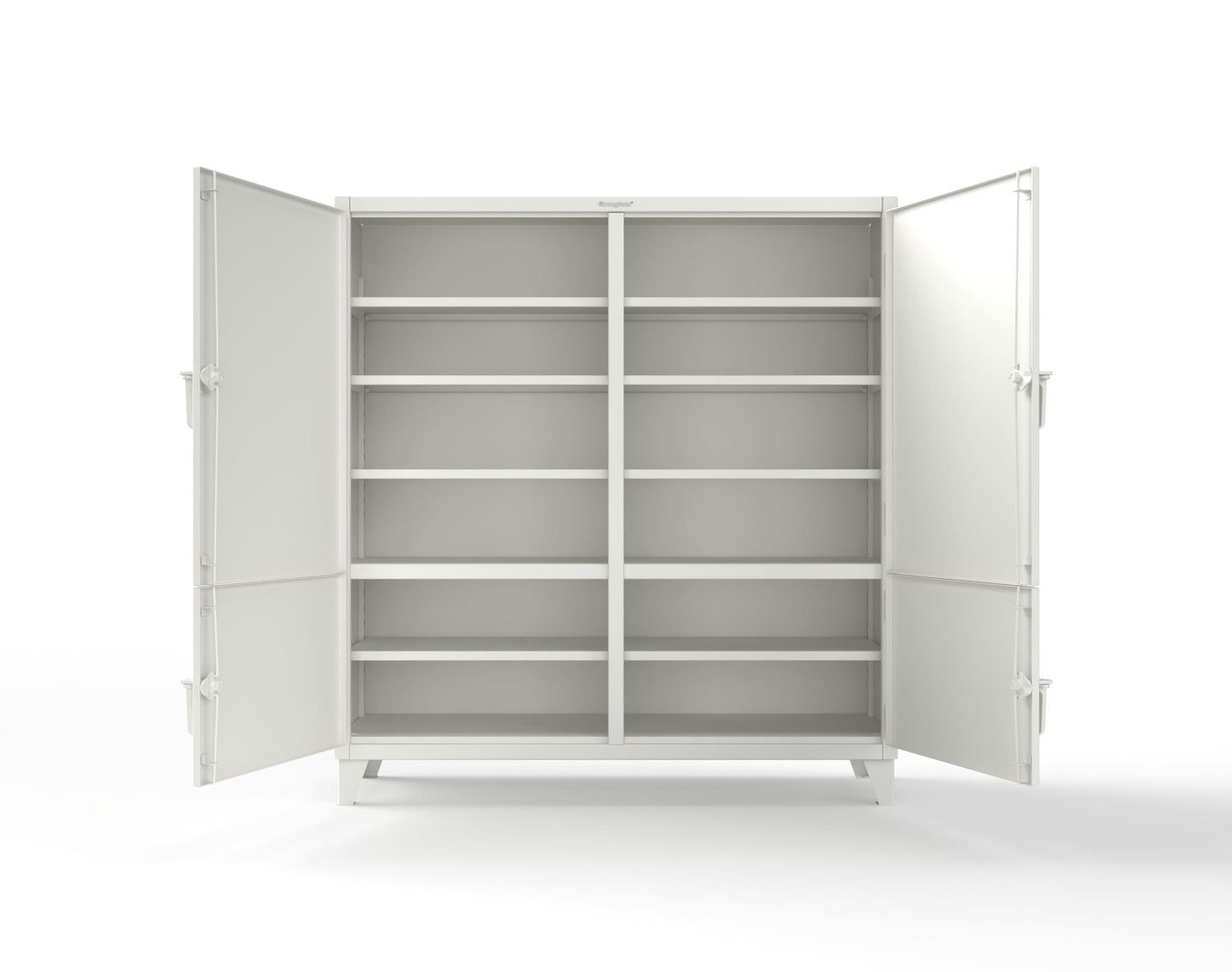 Extreme Duty 12 GA Cabinet with 4 Locking Doors - 72 In. W x 24 In. D x 78 In. H - 66-4D-248-9003