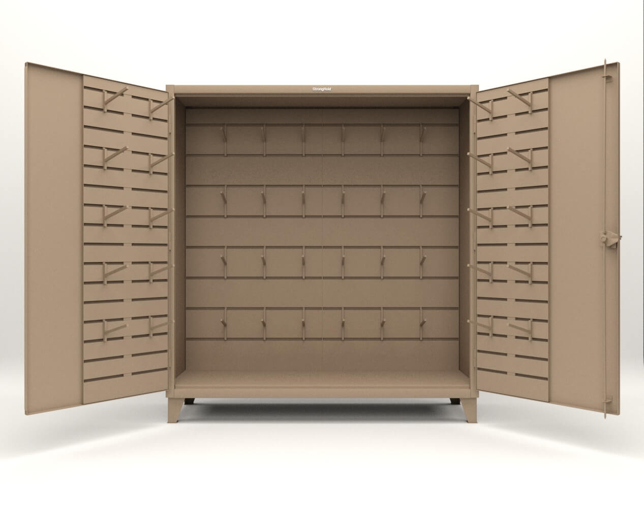 Extreme Duty 12 GA Rigging Cabinet with Hooks - 72 In. W x 24 In. D x 78 In. H