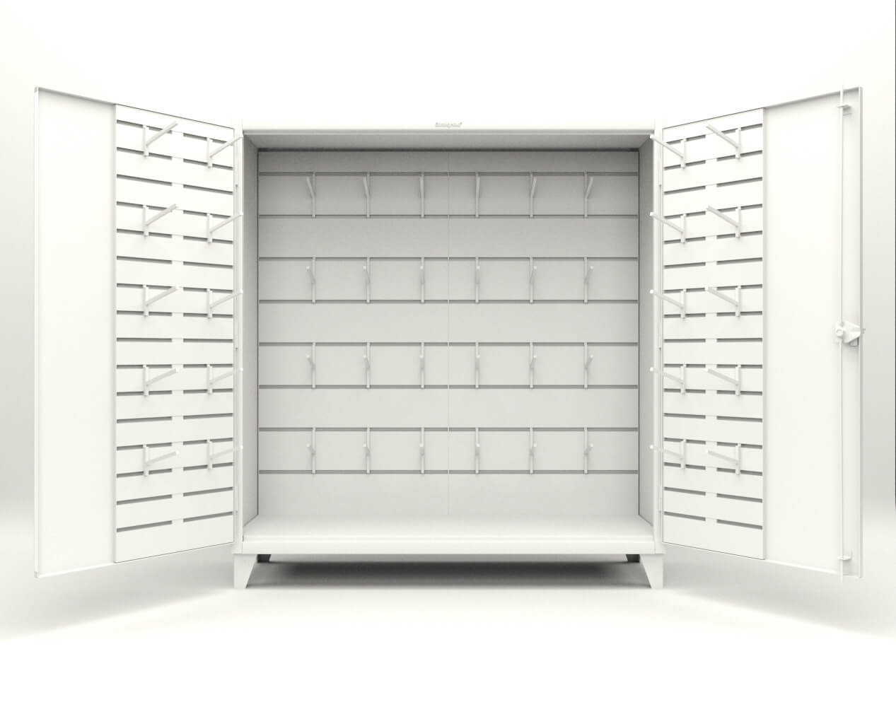 Extreme Duty 12 GA Rigging Cabinet with Hooks - 72 In. W x 24 In. D x 78 In. H