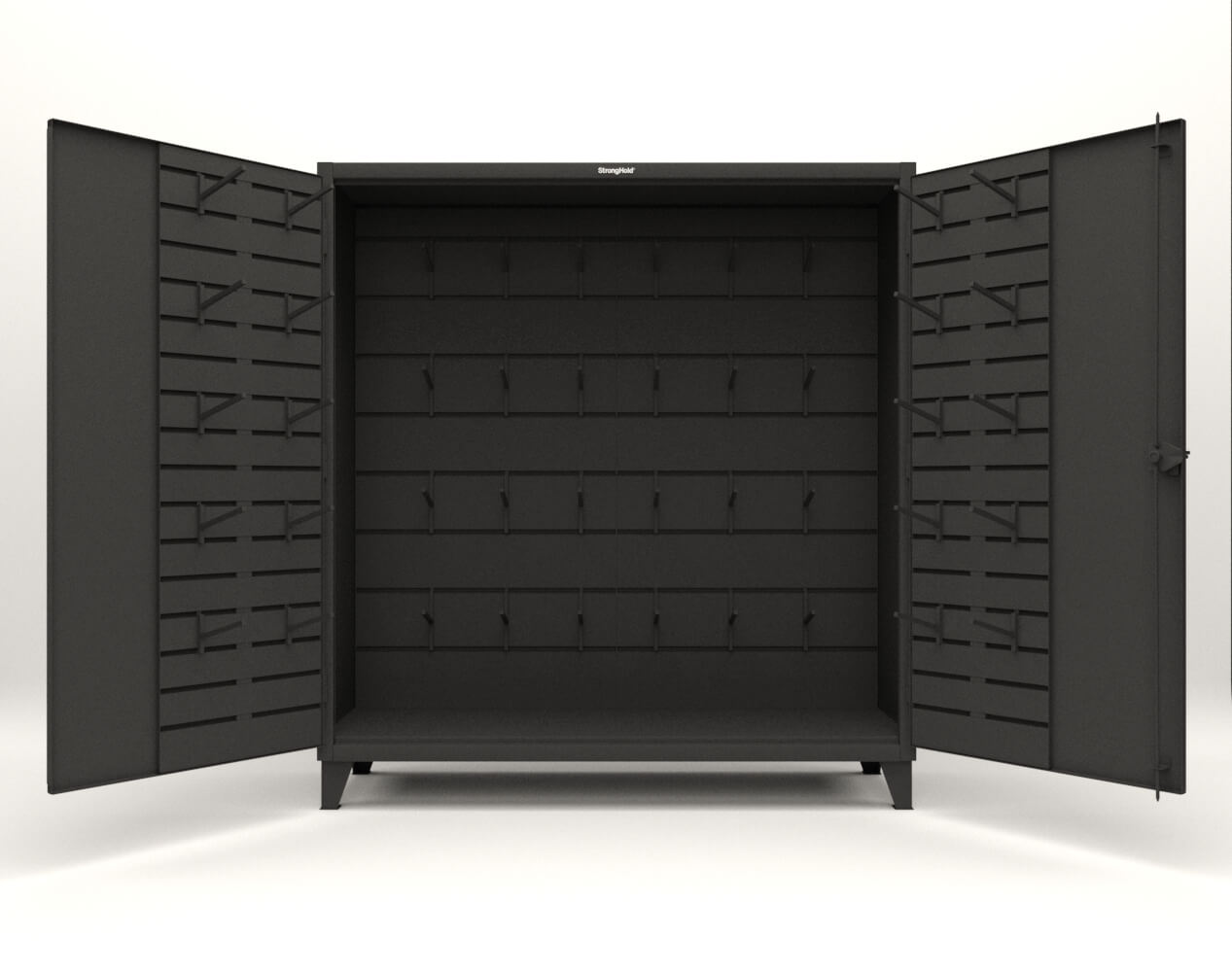 Extreme Duty 12 GA Rigging Cabinet with Hooks - 72 In. W x 24 In. D x 78 In. H