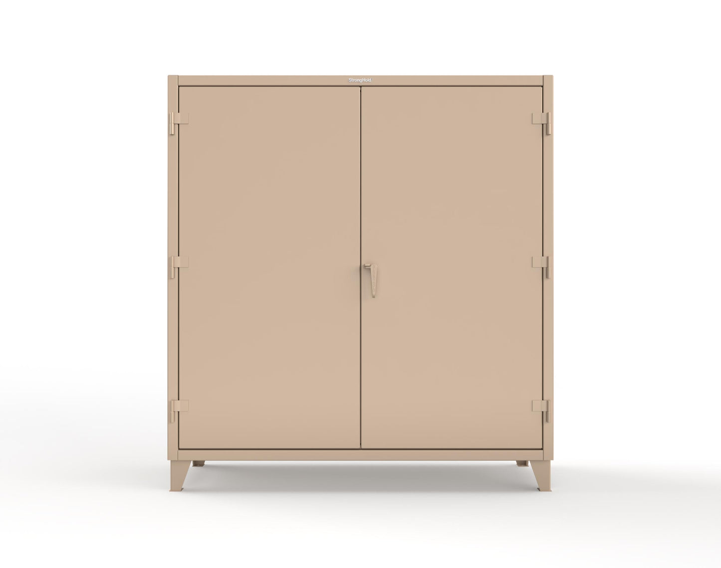 Extreme Duty 12 GA Janitorial Cabinet with 4 Shelves - 72 In. W x 24 In. D x 78 In. H - 66-BC-244-1019