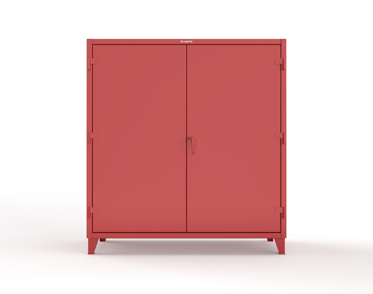 Extreme Duty 12 GA Janitorial Cabinet with 4 Shelves - 72 In. W x 24 In. D x 78 In. H - 66-BC-244-3001
