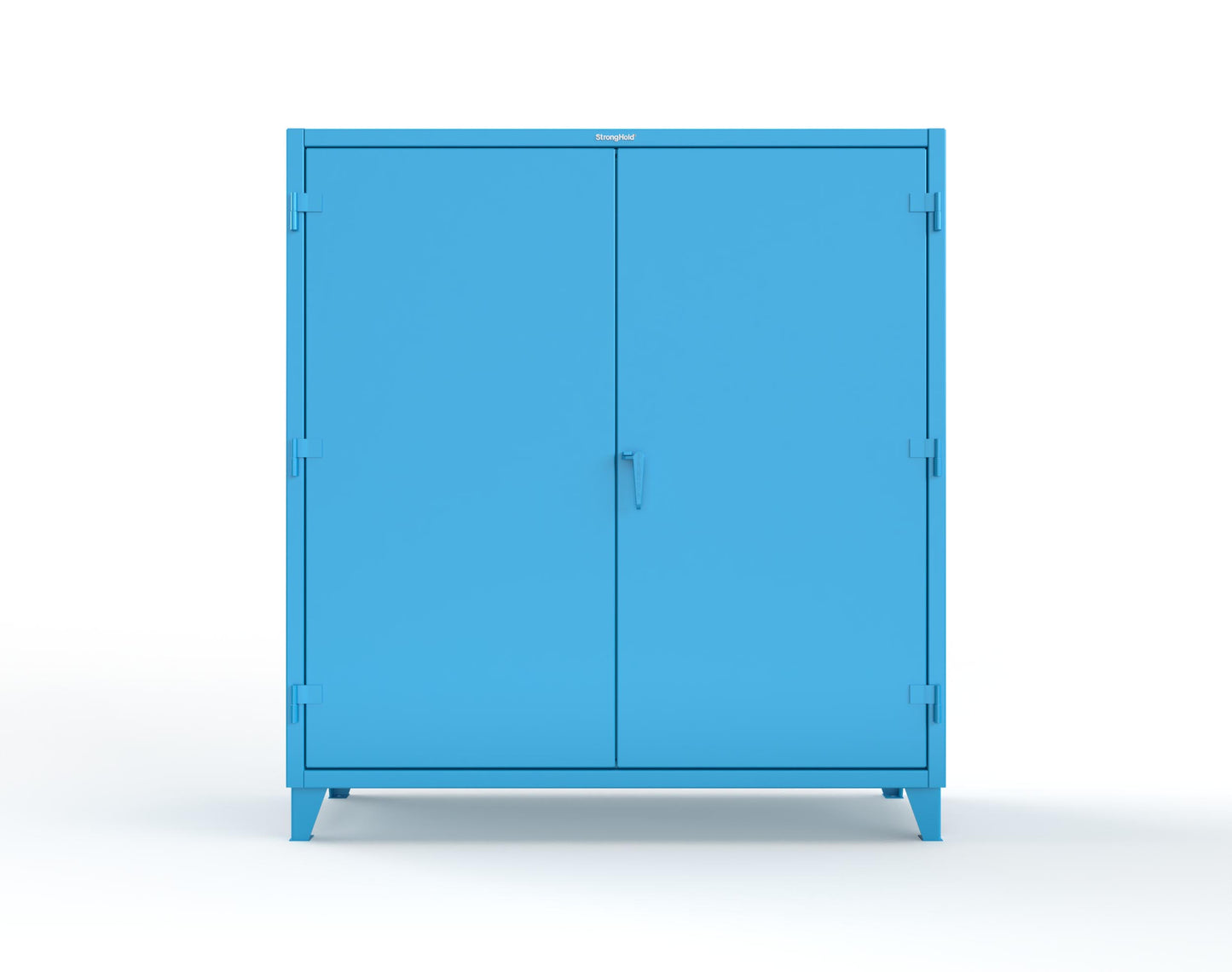 Extreme Duty 12 GA Janitorial Cabinet with 4 Shelves - 72 In. W x 24 In. D x 78 In. H - 66-BC-244-5012