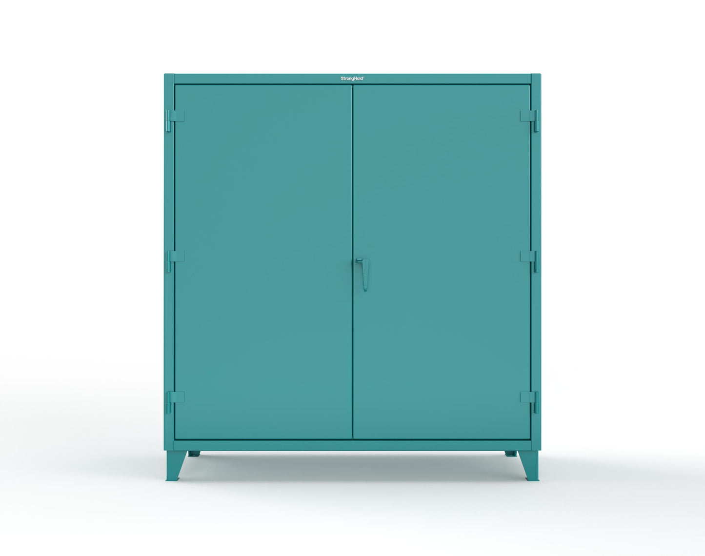 Extreme Duty 12 GA Janitorial Cabinet with 4 Shelves - 72 In. W x 24 In. D x 78 In. H - 66-BC-244-5021
