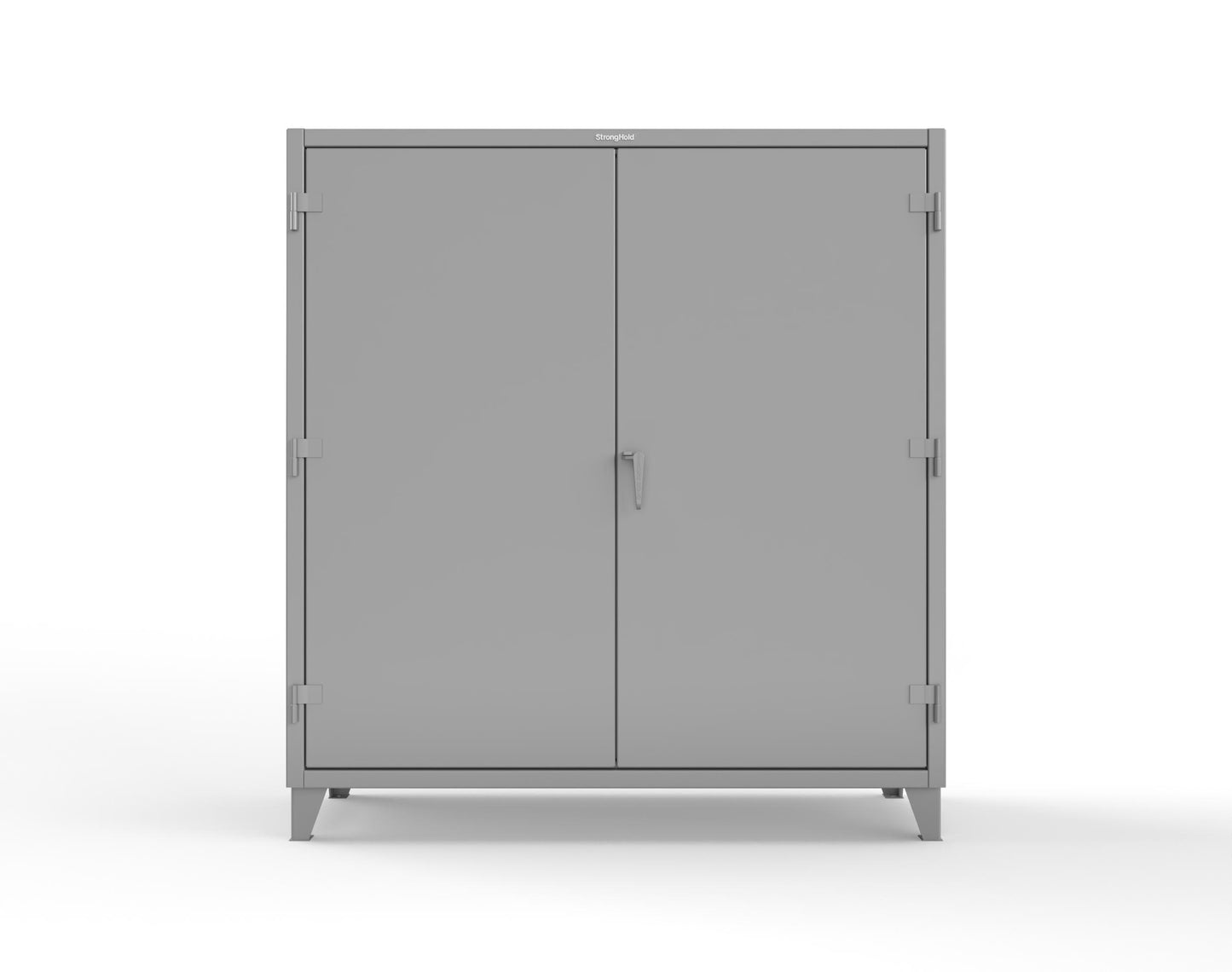 Extreme Duty 12 GA Janitorial Cabinet with 4 Shelves - 72 In. W x 24 In. D x 78 In. H - 66-BC-244-7037