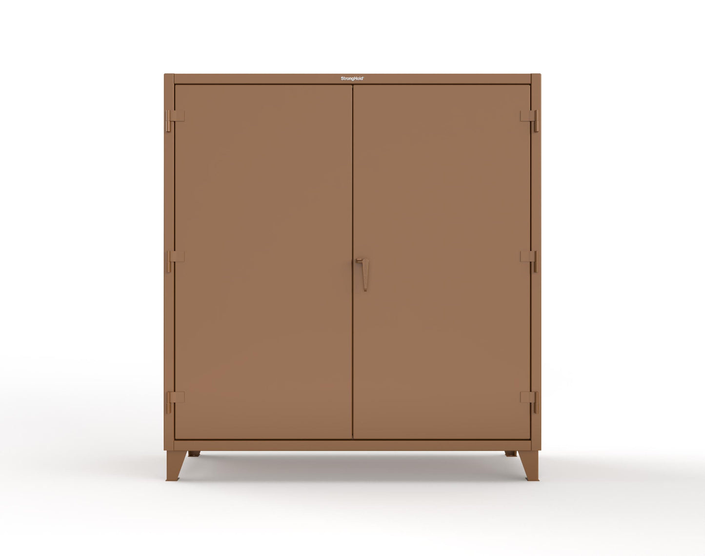 Extreme Duty 12 GA Janitorial Cabinet with 4 Shelves - 72 In. W x 24 In. D x 78 In. H - 66-BC-244-8008