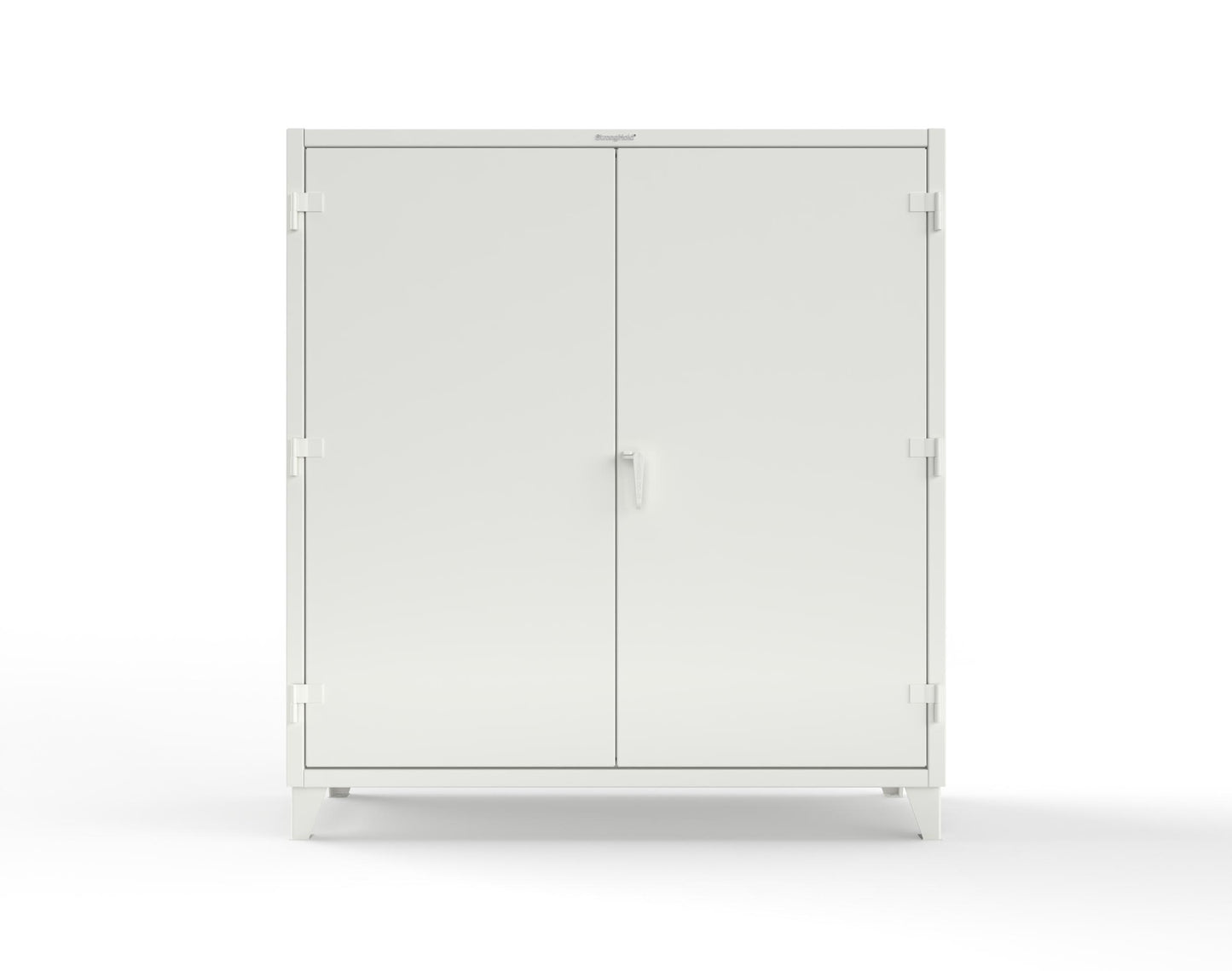 Extreme Duty 12 GA Janitorial Cabinet with 4 Shelves - 72 In. W x 24 In. D x 78 In. H - 66-BC-244-9003