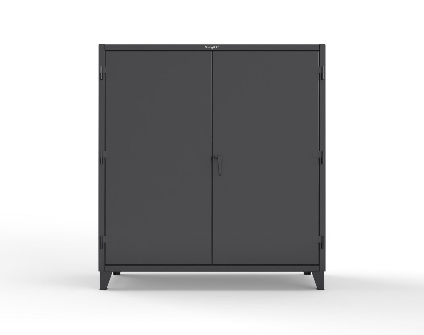 Extreme Duty 12 GA Janitorial Cabinet with 4 Shelves - 72 In. W x 24 In. D x 78 In. H - 66-BC-244-9005