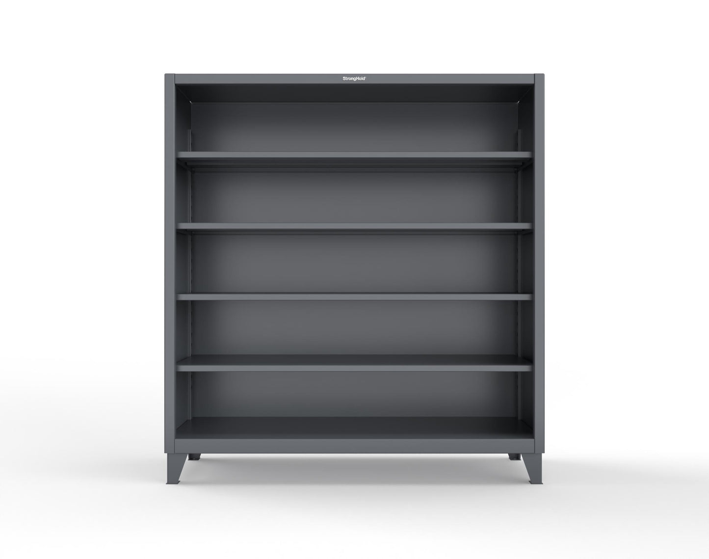 Extreme Duty 12 GA Closed Shelving Unit with 4 Shelves - 72 In. W x 24 In. D x 72 In. H - 66-CSU-244-7024