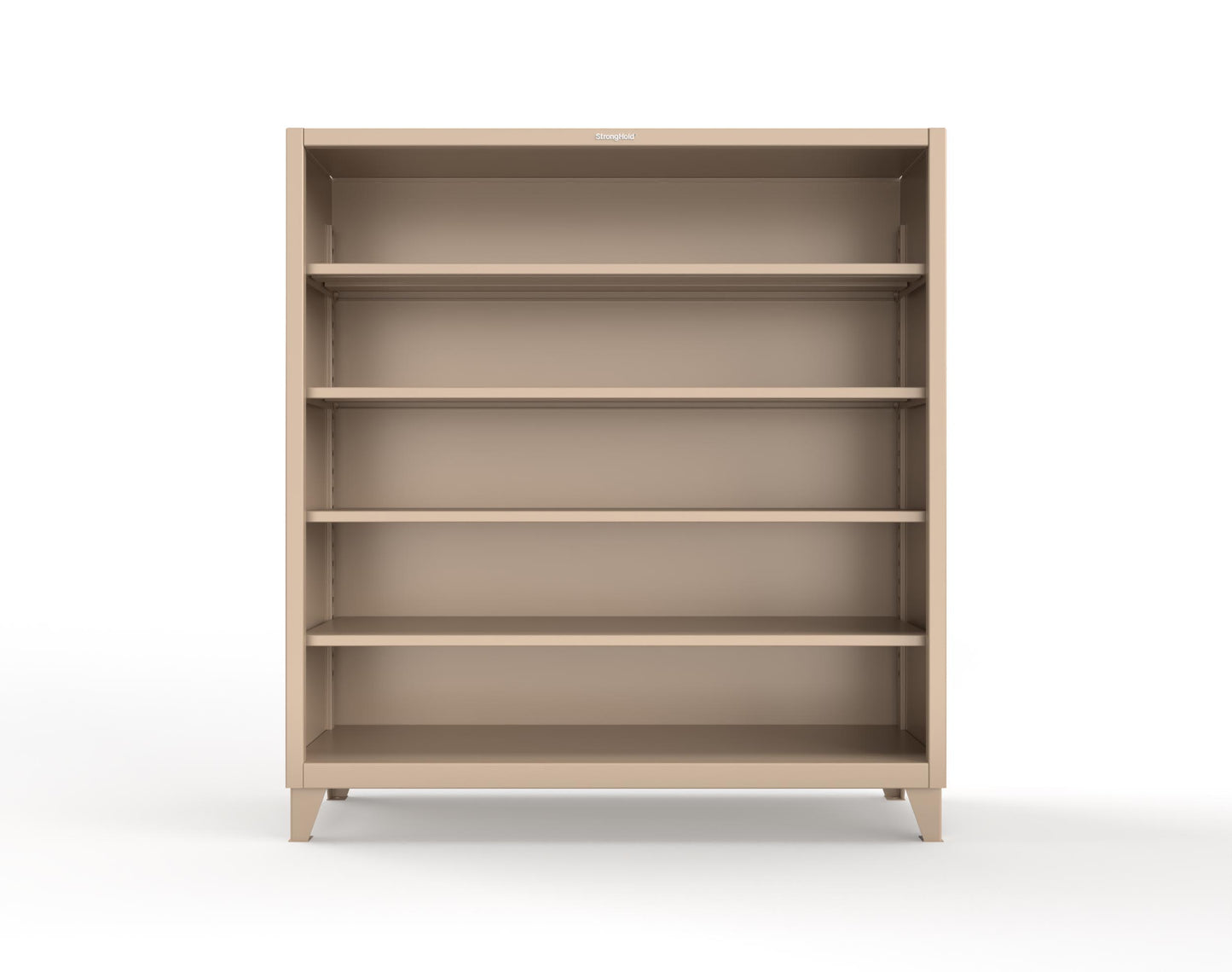 Extreme Duty 12 GA Closed Shelving Unit with 4 Shelves - 72 In. W x 24 In. D x 72 In. H - 66-CSU-244-1019