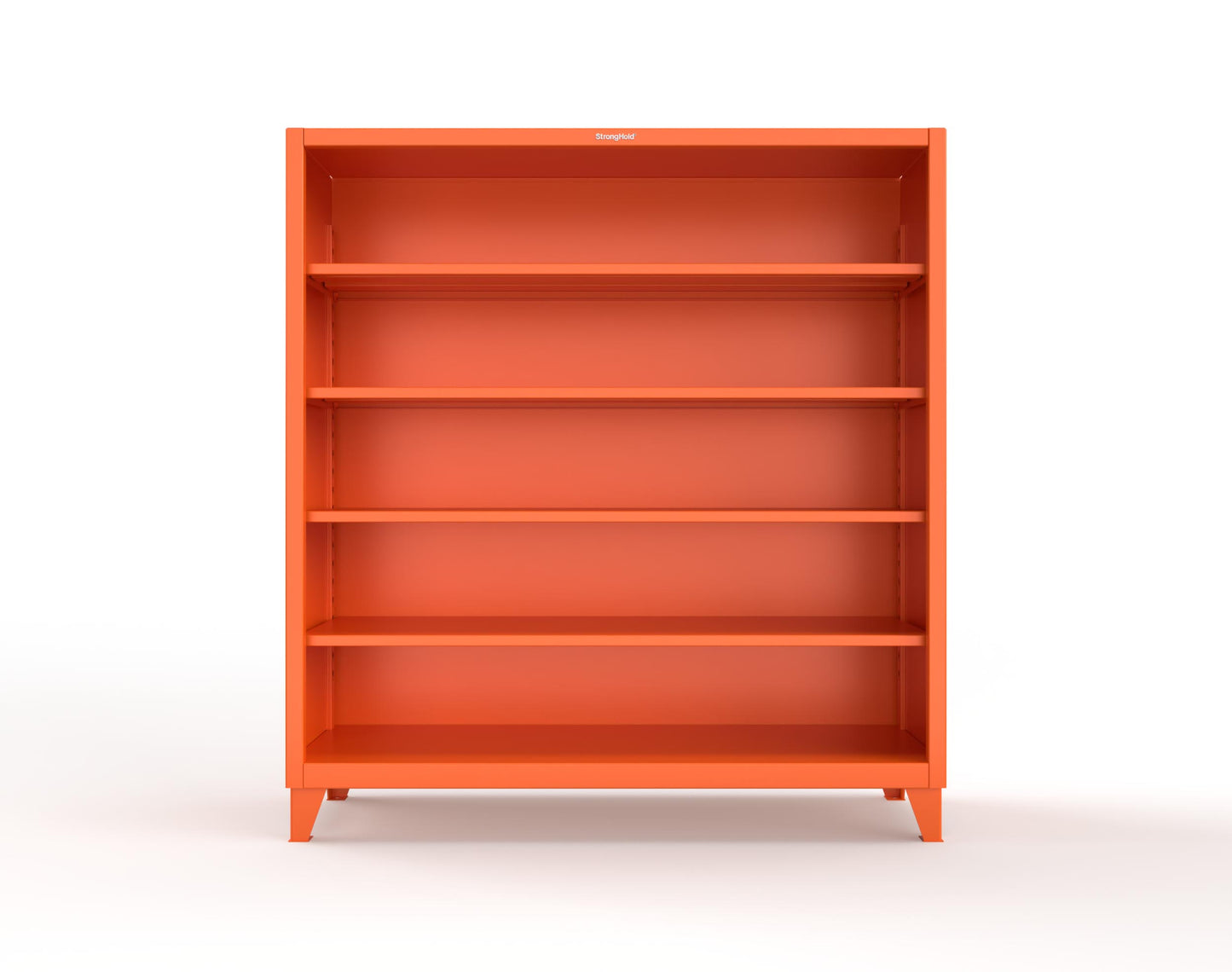 Extreme Duty 12 GA Closed Shelving Unit with 4 Shelves - 72 In. W x 24 In. D x 72 In. H - 66-CSU-244-2009