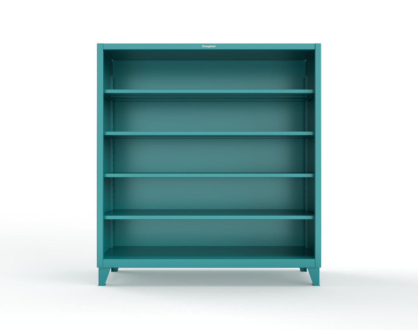 Extreme Duty 12 GA Closed Shelving Unit with 4 Shelves - 72 In. W x 24 In. D x 72 In. H - 66-CSU-244-5021
