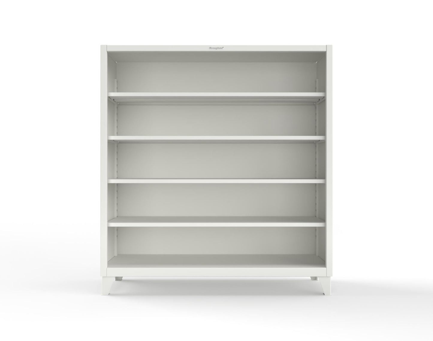 Extreme Duty 12 GA Closed Shelving Unit with 4 Shelves - 72 In. W x 24 In. D x 72 In. H - 66-CSU-244-9003