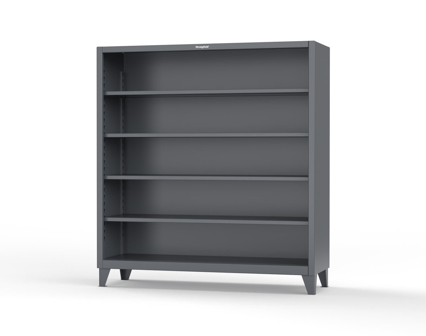 Extreme Duty 12 GA Closed Shelving Unit with 4 Shelves - 72 In. W x 24 In. D x 72 In. H - 66-CSU-244-7024