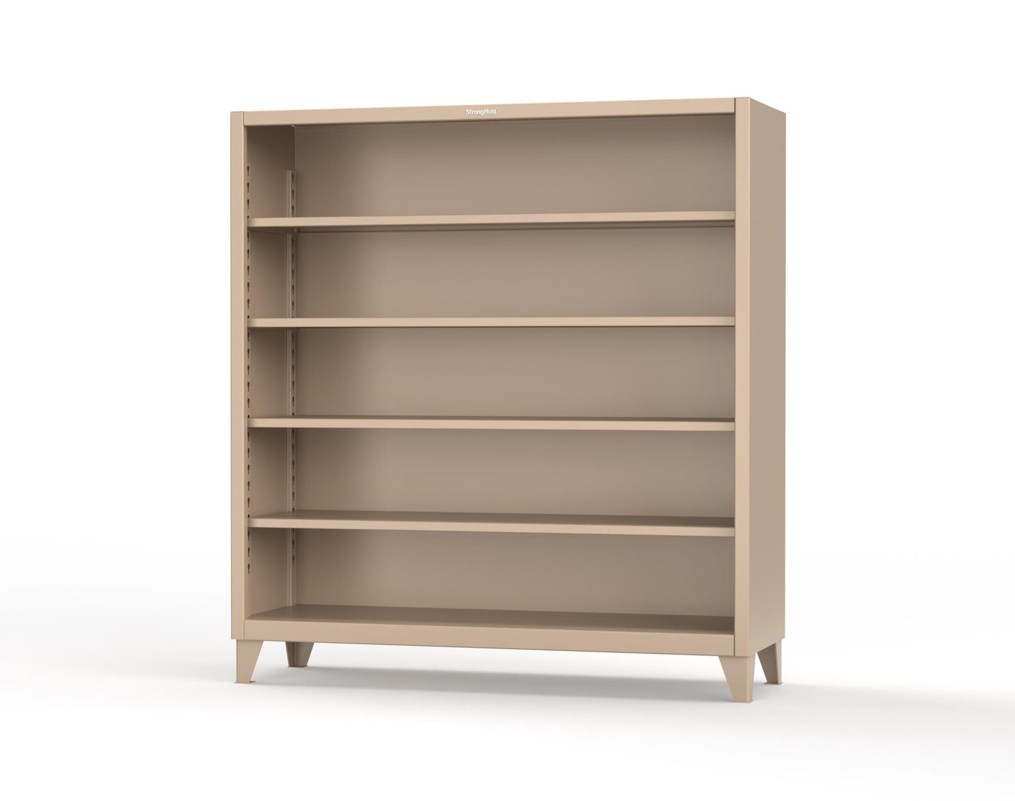 Extreme Duty 12 GA Closed Shelving Unit with 4 Shelves - 72 In. W x 24 In. D x 72 In. H - 66-CSU-244-1019