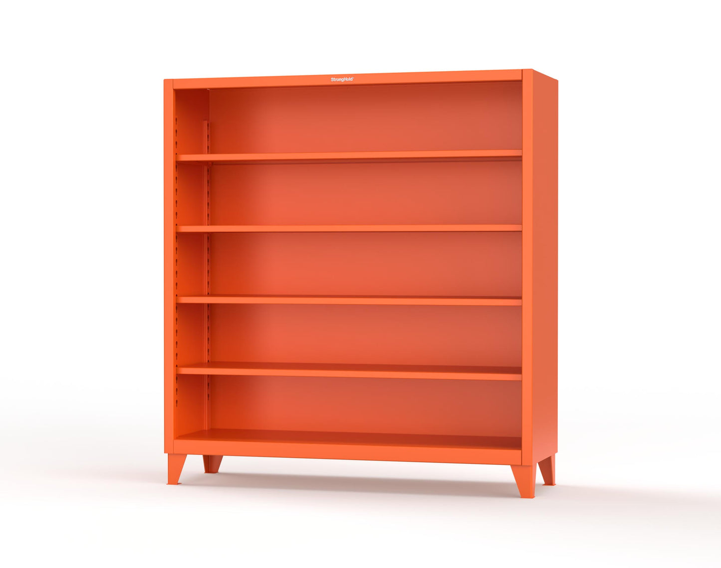 Extreme Duty 12 GA Closed Shelving Unit with 4 Shelves - 72 In. W x 24 In. D x 72 In. H - 66-CSU-244-2009