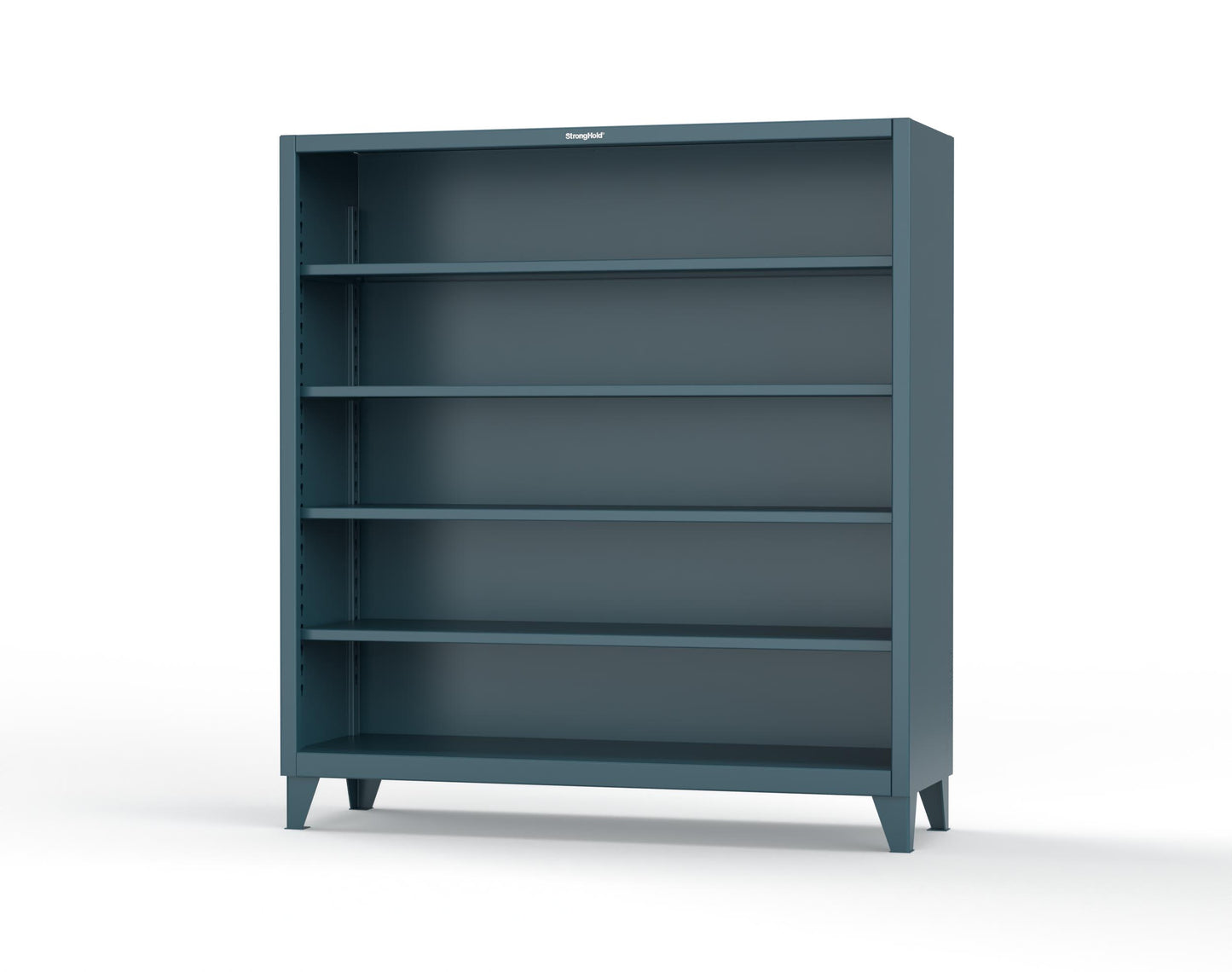 Extreme Duty 12 GA Closed Shelving Unit with 4 Shelves - 72 In. W x 24 In. D x 72 In. H - 66-CSU-244-5001