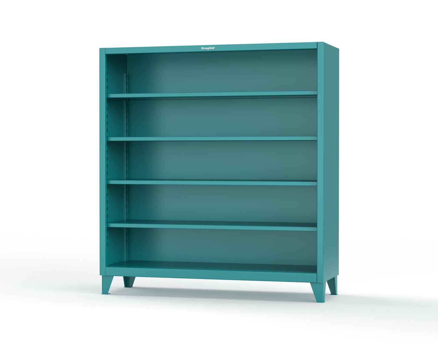 Extreme Duty 12 GA Closed Shelving Unit with 4 Shelves - 72 In. W x 24 In. D x 72 In. H - 66-CSU-244-5021