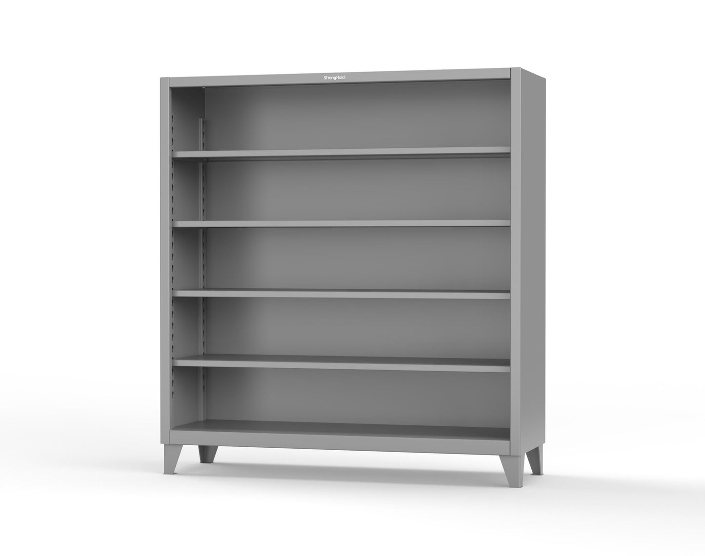 Extreme Duty 12 GA Closed Shelving Unit with 4 Shelves - 72 In. W x 24 In. D x 72 In. H - 66-CSU-244-7037