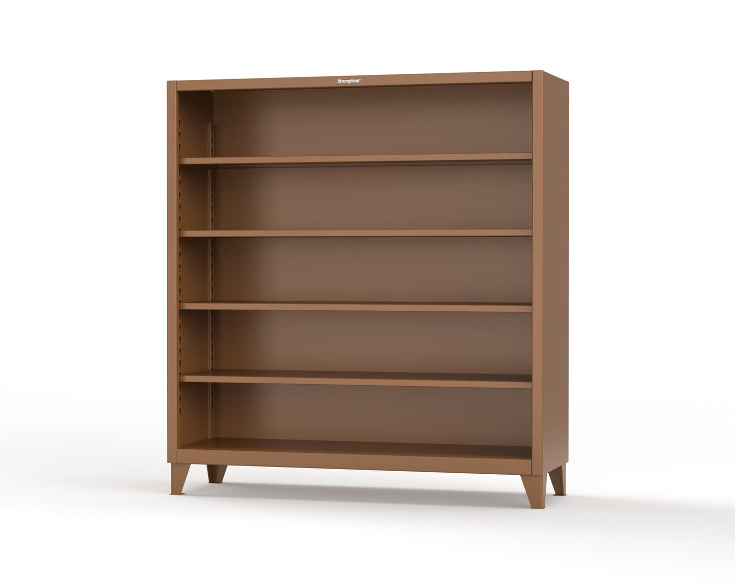 Extreme Duty 12 GA Closed Shelving Unit with 4 Shelves - 72 In. W x 24 In. D x 72 In. H - 66-CSU-244-8008