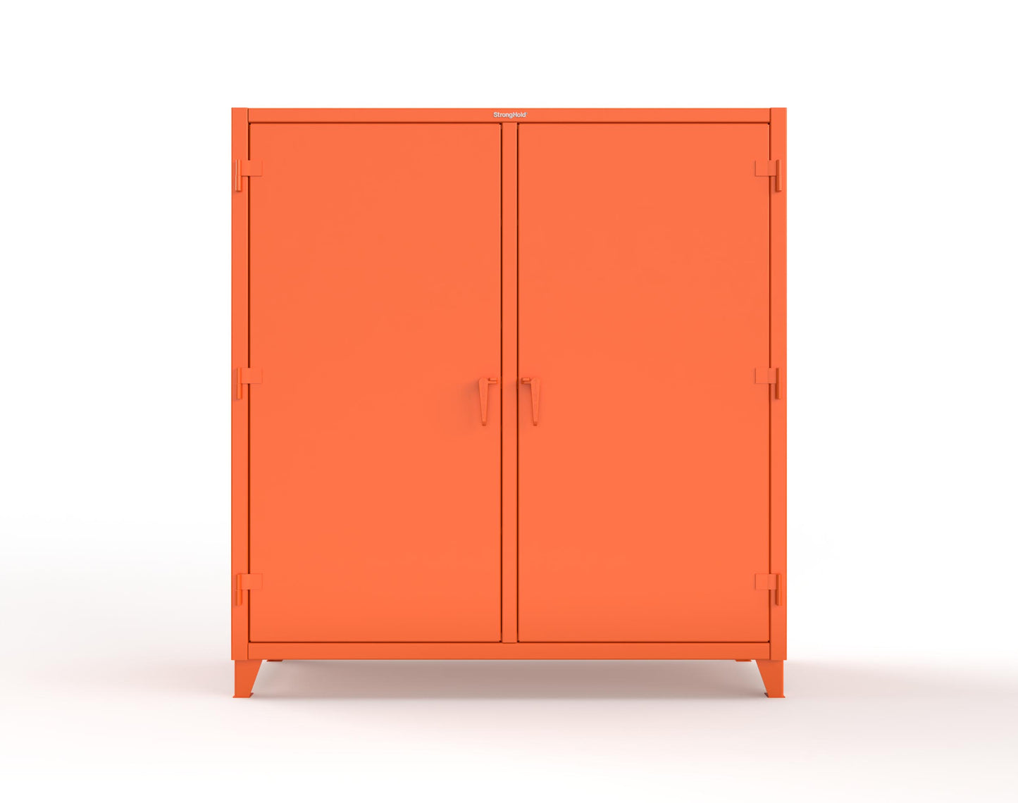 Extreme Duty 12 GA Double Shift Uniform Cabinet with 10 Shelves - 72 In. W x 24 In. D x 78 In. H - 66-DSW-2410-2009