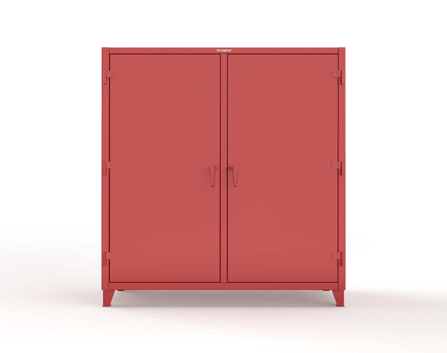 Extreme Duty 12 GA Double Shift Uniform Cabinet with 10 Shelves - 72 In. W x 24 In. D x 78 In. H - 66-DSW-2410-3001