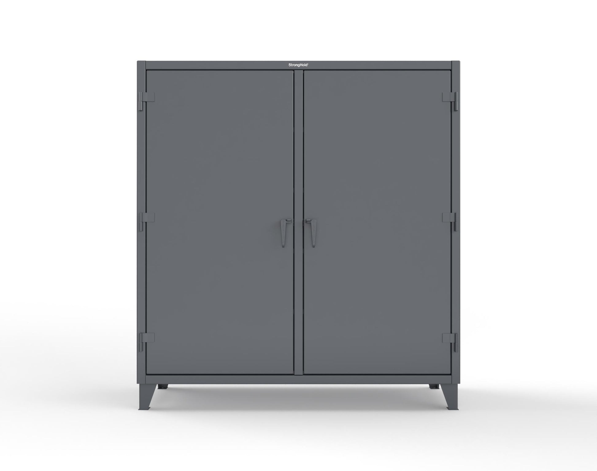 Extreme Duty 12 GA Double Shift Uniform Cabinet with 7 Drawers, 7 Shelves - 72 In. W x 24 In. D x 78 In. H - 66-DSW-247-7DB-7024