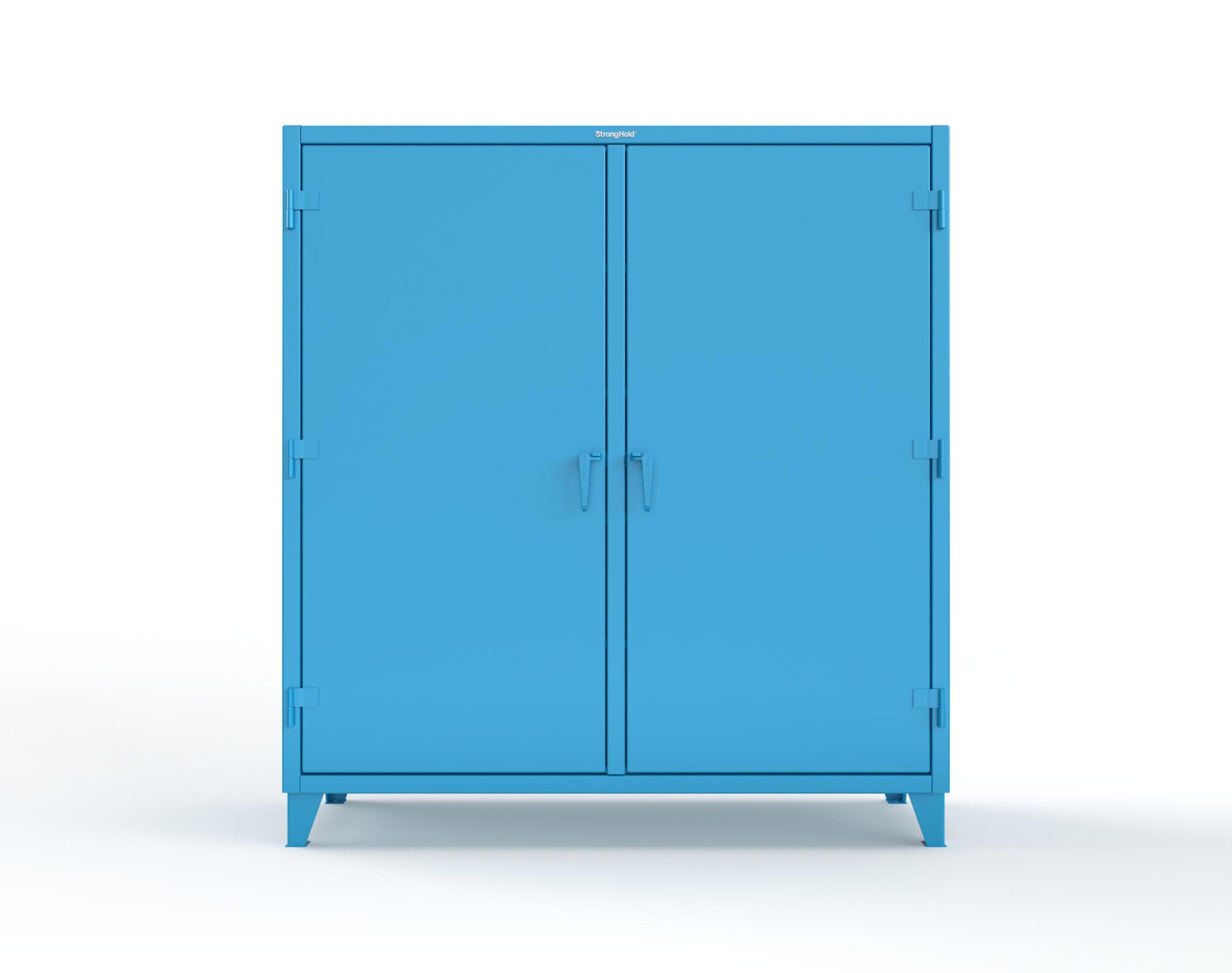 Extreme Duty 12 GA Double Shift Uniform Cabinet with 7 Drawers, 7 Shelves - 72 In. W x 24 In. D x 78 In. H - 66-DSW-247-7DB-5012