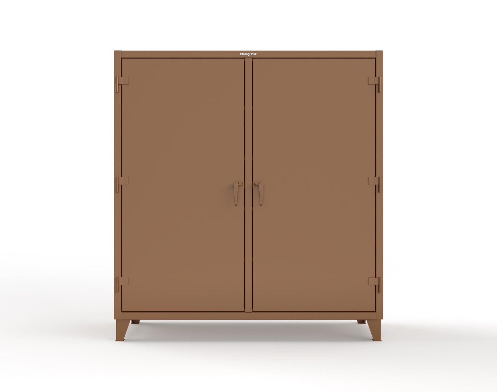 Extreme Duty 12 GA Double Shift Uniform Cabinet with 7 Drawers, 7 Shelves - 72 In. W x 24 In. D x 78 In. H - 66-DSW-247-7DB-8008